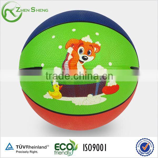 Zhensheng Great Selection Promotional Rubber Basketballs Promo Basketballs
