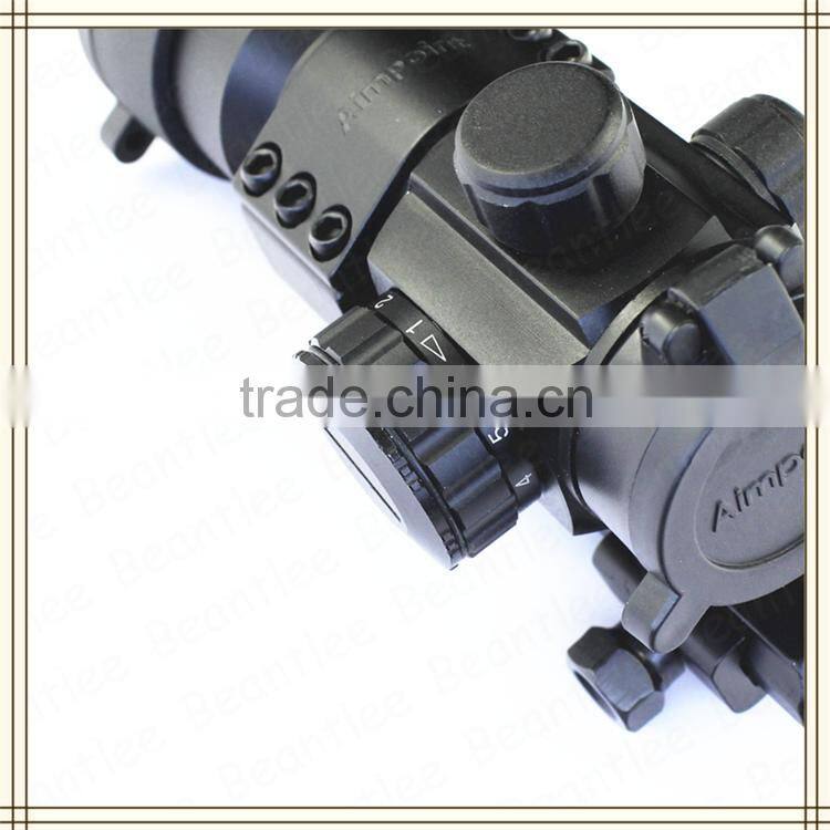 M3 mini laser sight scope 1X32, 200mm rails scope mount with mini red green dot sight scope