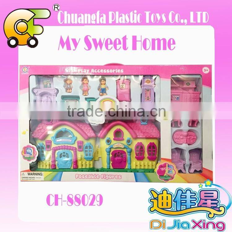 Diy toy house Villa House Toys Doll House Toys Villa
