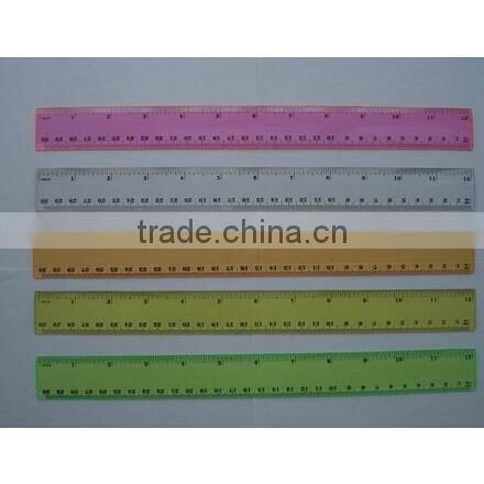 wholesale transparent 12' 30cm plastic ruler