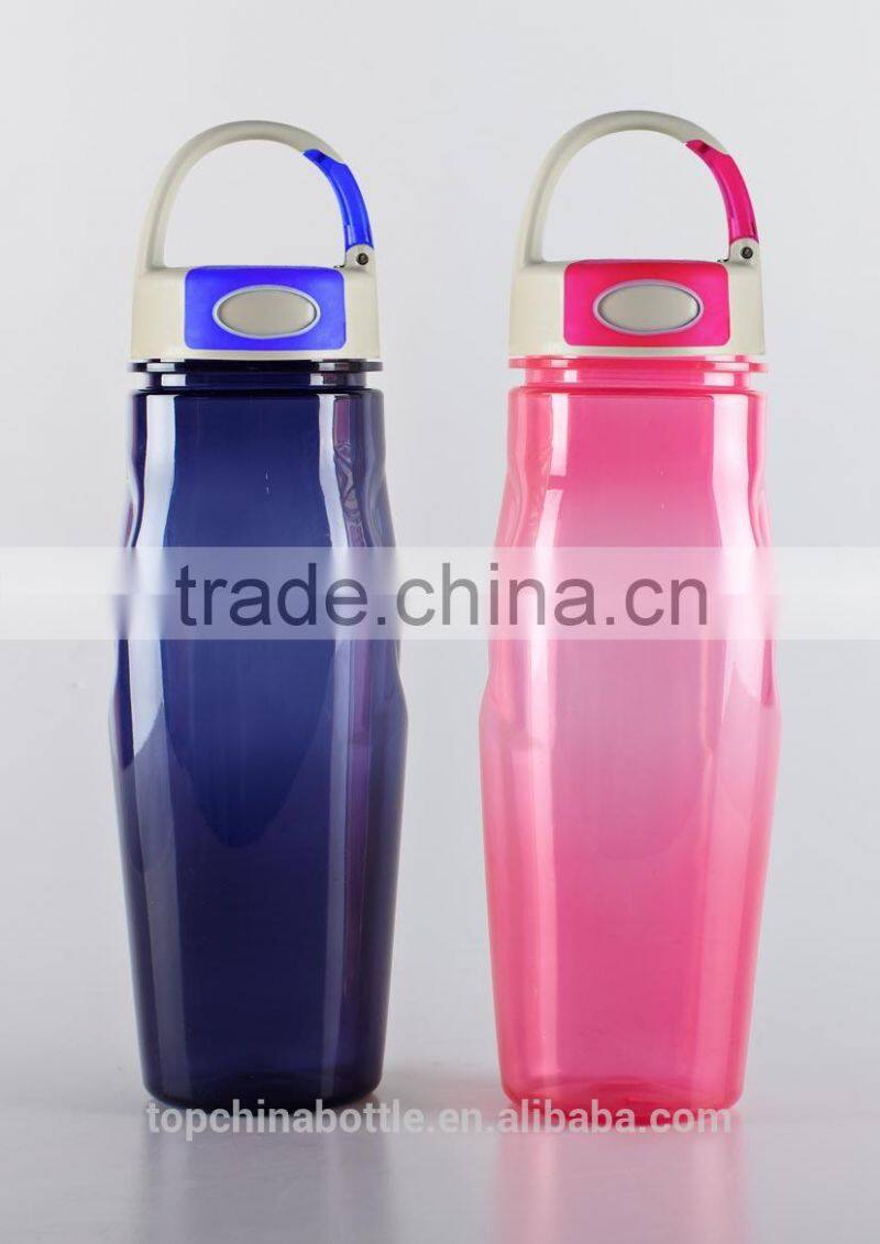 colorful and light 750ml promotional gift and travelling PP water bottle