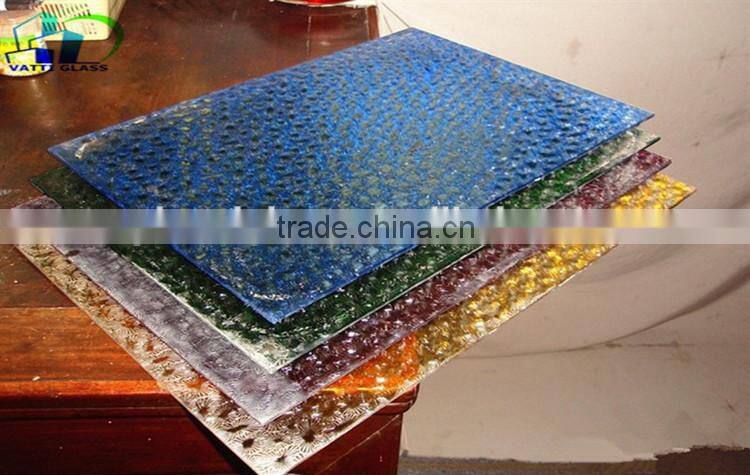 SGCC certified - tempered glass/laminated glass/embossed glass made yuhua district 4 mm glass embossed steel