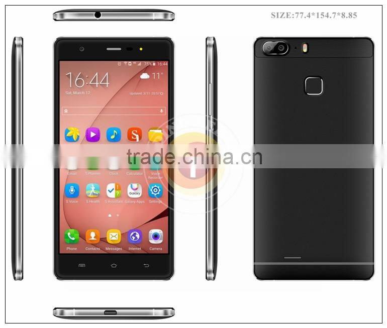 Mtk6580A 5 INCH HD IPS Screen Quad Core 3G GPS Android 5.1 Super Slim Mobile Phone with Price S12