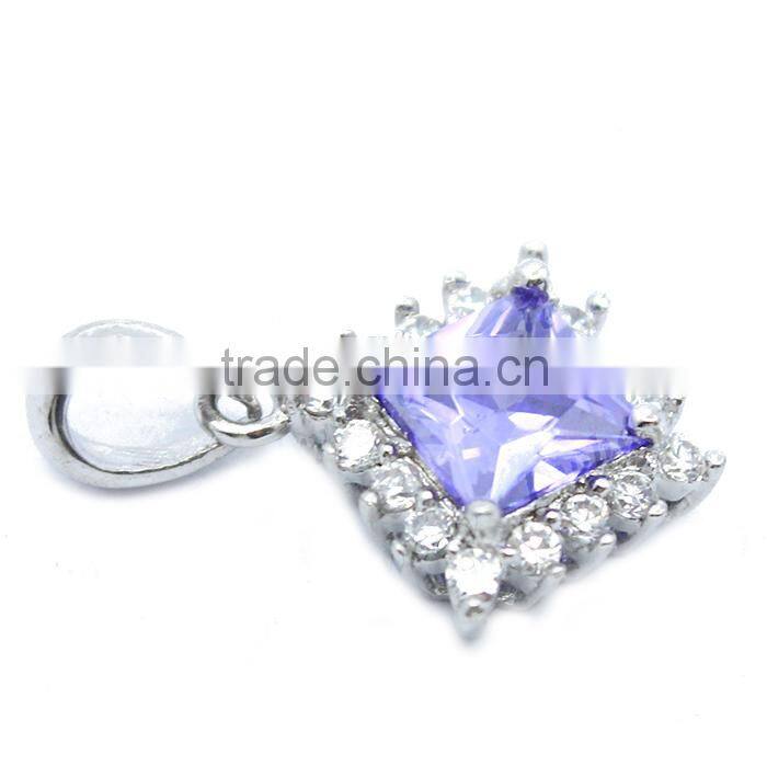 925 Sterling Silver Zircon Jewellery fine silver jewelry pendant