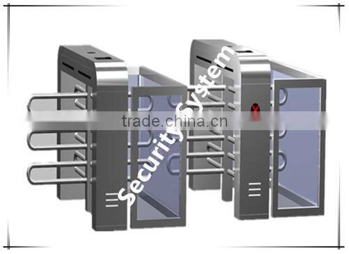 304 Stainless steel building access control half height turnstile gate/ waist height turnstile gate