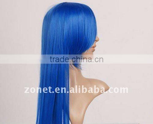 Fashion 100CM LONG DARK BLUE BLACK StraightCOSPLAYW, IGdolls,Clannad