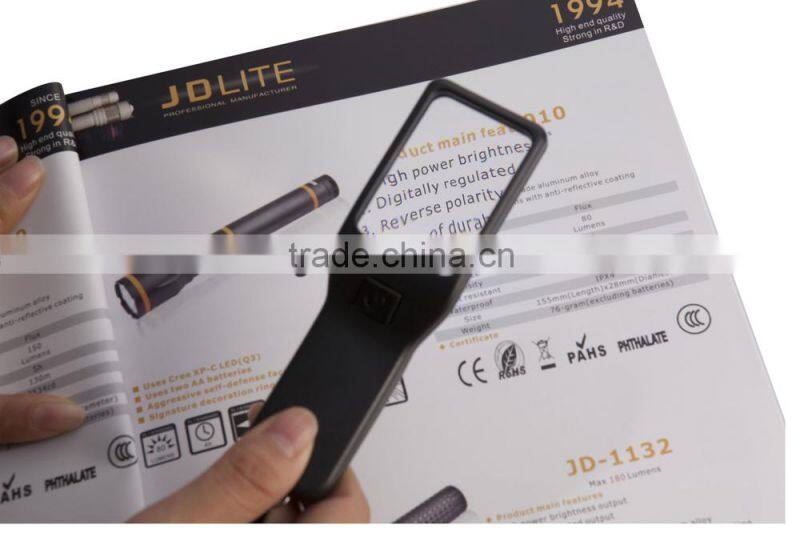 3 LED magnifying glass with LED light Promotional Gift