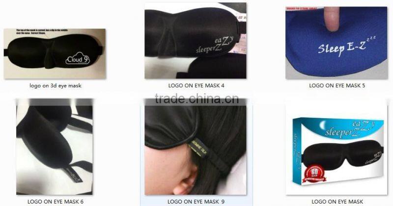3D sexy contoured sleeping eye mask, anti-wrinkle sleep mask, sleep apnea mask, private label sleep mask EM-023