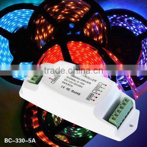 3 channels DC12V-24V 0-10v to pwm dimming driver