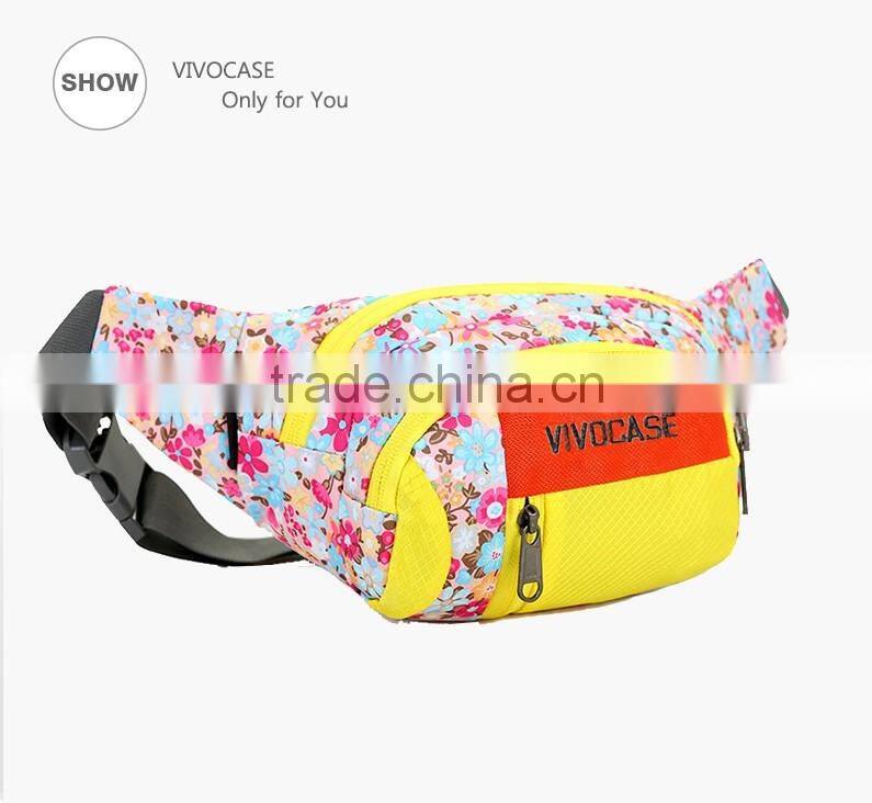 Sports waist bags outdoor running bag lady makeup waist sports bag