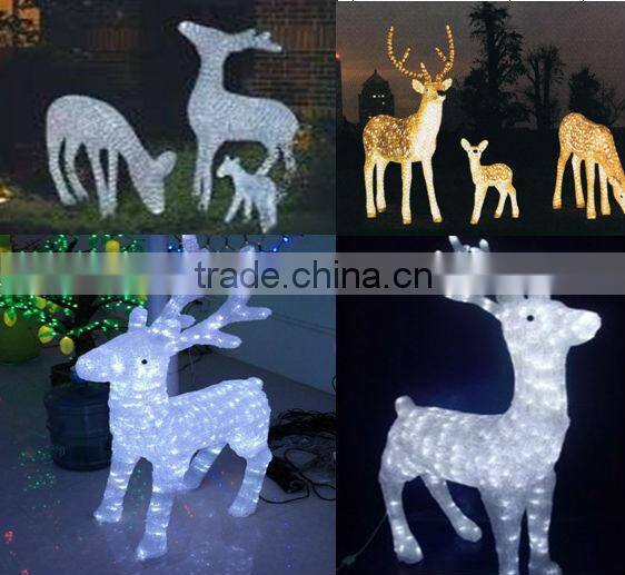 christmas light sculptures/garden light sculpture