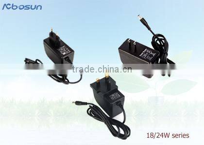 ac dc power adaptor white/ black (optional color) in wattages from 5W to 120W with CE UL CUL FCC KCC PSE CCC GS SAA approval