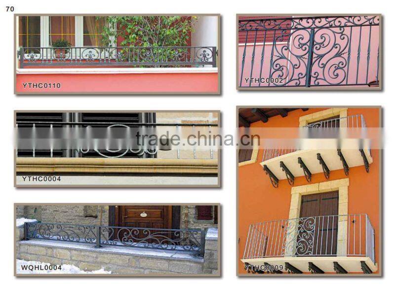 Protective & decorative wrought iron window guard