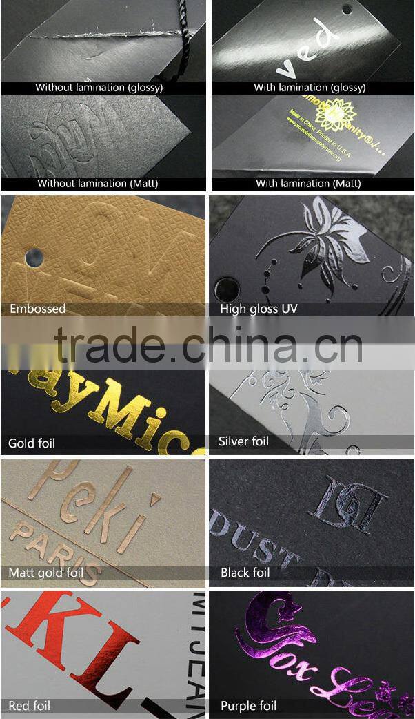 Custom Embossed Garment Plastic Seal tag Name Tags String