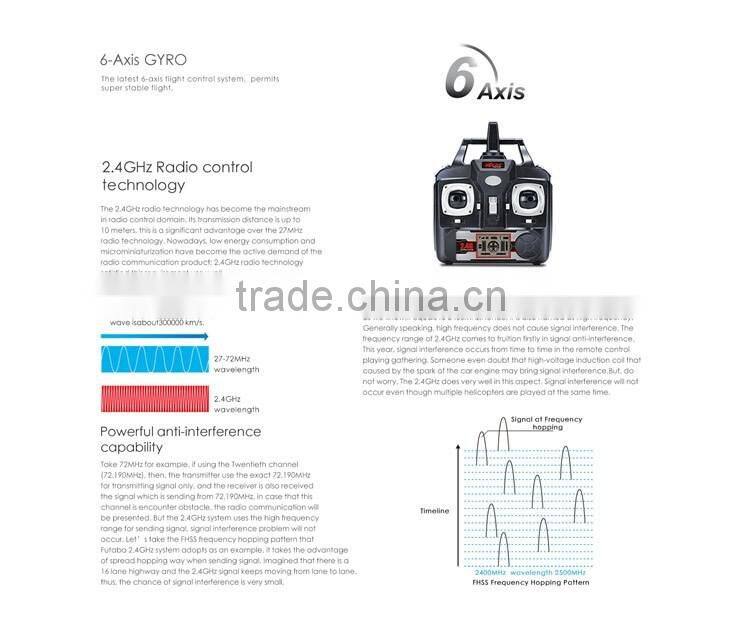 DWI Dowellin X401H 2.4Ghz 6-axis Gyro Quadcopter RC Drone Wireless and HD Video Real-time WiFi FPV HD Camera