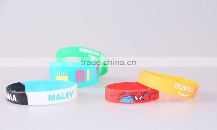 New style China supplier top quality wrist bands silicone rubber