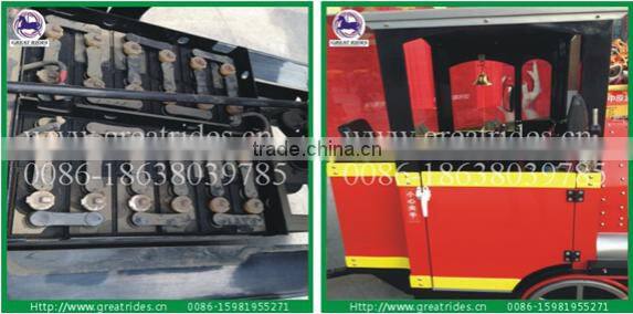 Mini Electric Tourist Used Trackless Train For Sale