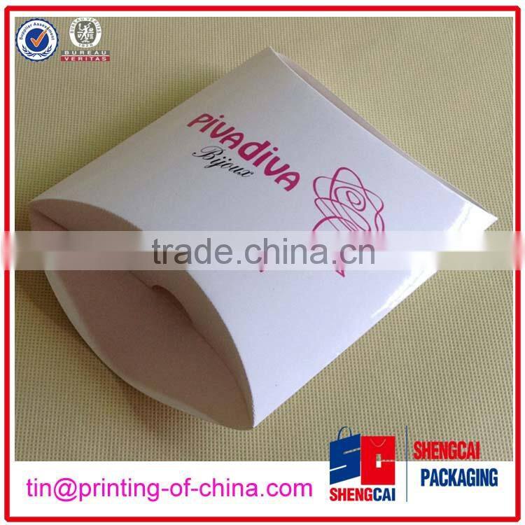 2014 new design High quality Fashion Customize paper pillow boxes wholesale,paper box manufacturer,Paper packaging box
