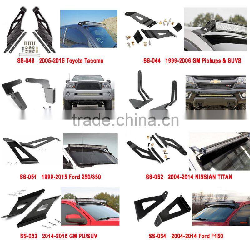 Round Roll Cage 1.75inch 44mm Mount Bracket Clamps Fit Bullbar Rigid Light Bar