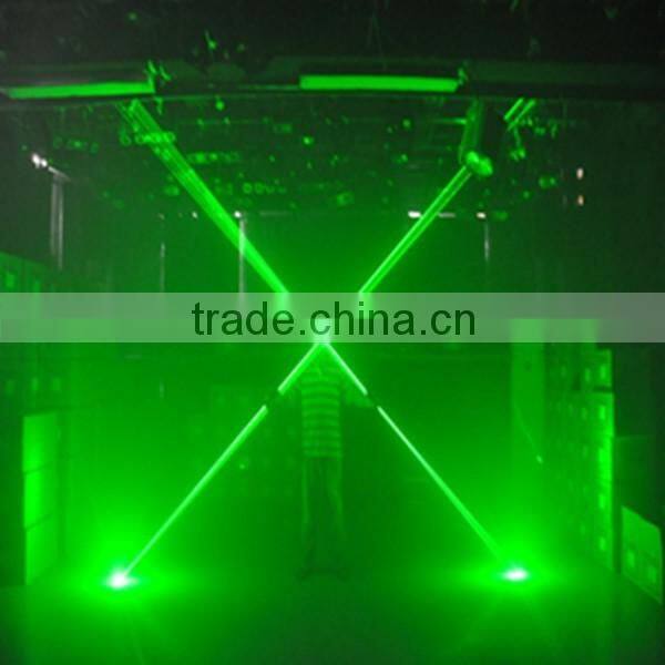 200mW green handheld rechargable laserpen for laserman show