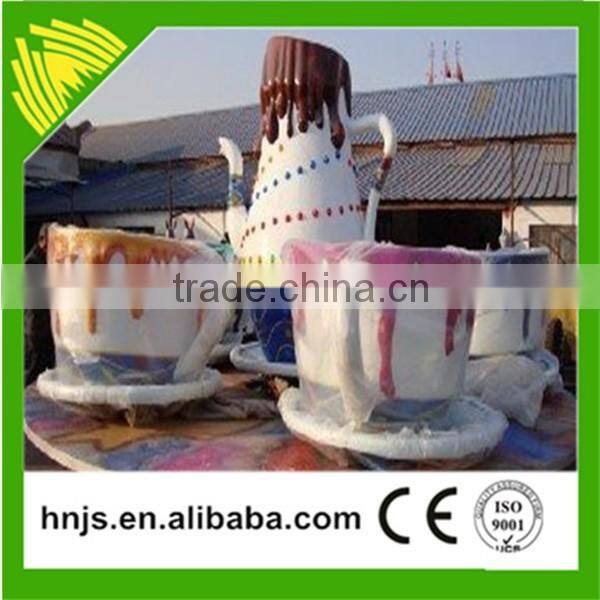 Amusement rotating coffee cup ride price for park