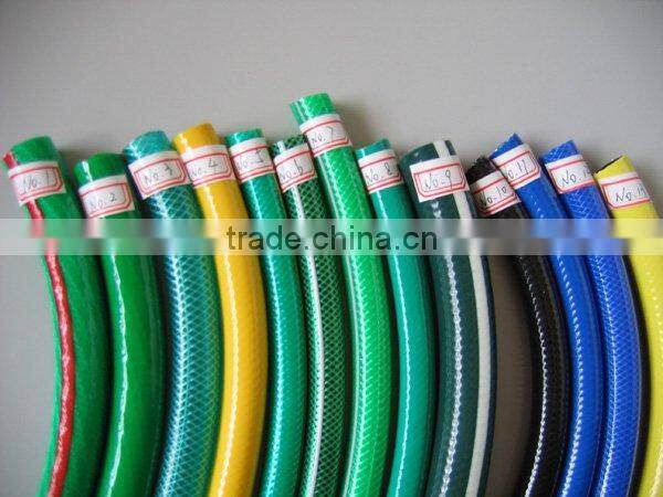 colorful PVC braided fiber reinforced net hose with logo