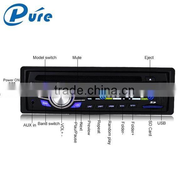 Multimedia Player DVD 1 Din Auto Car DVD Player Stereo Car DVD Player with LCD Screen