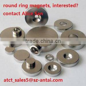 N35M permanent NdFeB disk magnet for generator