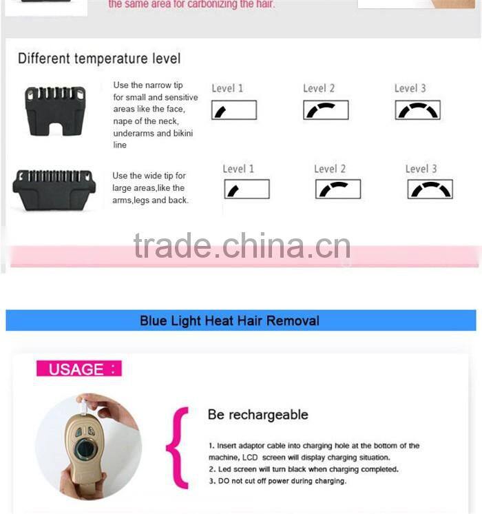 Comes with battery hair removal instrument for mobile beauty salon equipment