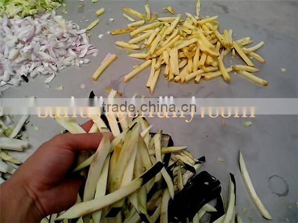 Hot sale eggplant strip machine