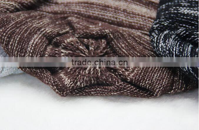 Hot Fashion New Unisex Mens Womens Winter Knit Plicate Slouch Cap Hat Knitted Skullies Beanies Casual Black/Gray/Coffee