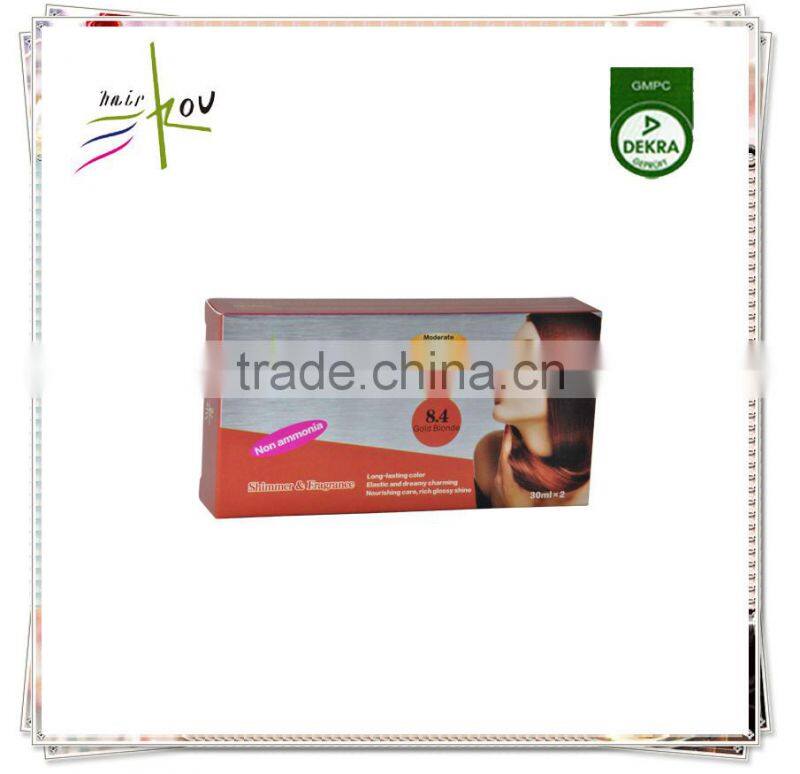 Chinese double hair dye ammonia hair dye high quality