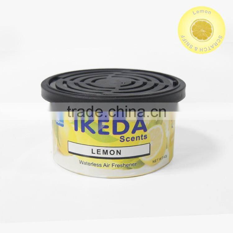 Advertising Custom label Cheap Car Air Freshener organic cans wood