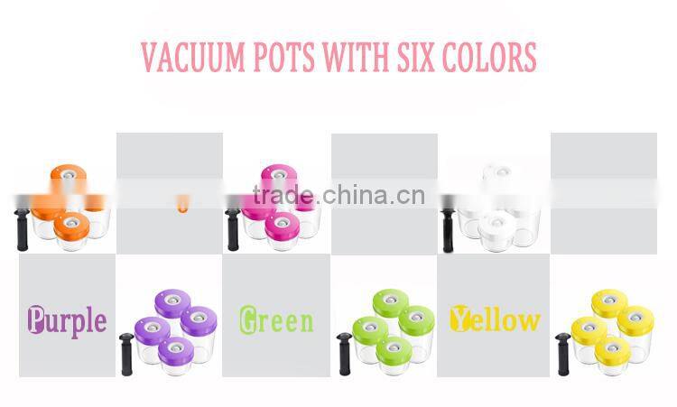 Kitchenware-Vacuum Plastic Canister vacuum seal air tight storage food savers food storage containers