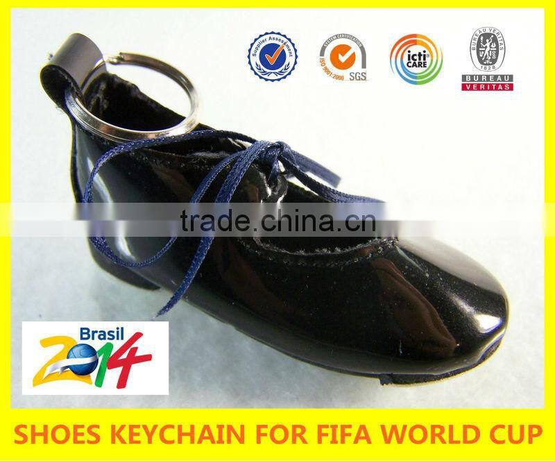 2014 brasil football world cup pvc shoe key ring