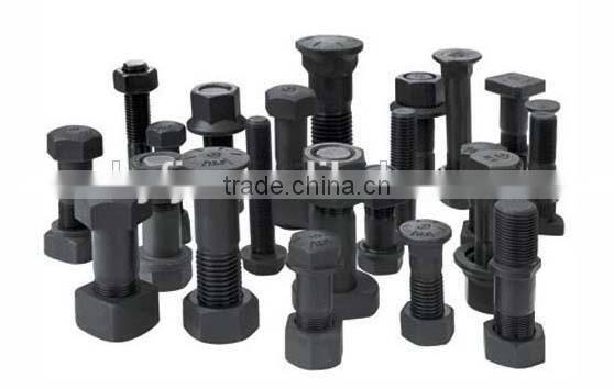 40Cr track shoe bolt and nut, track shoe assembly, 12.9 grade