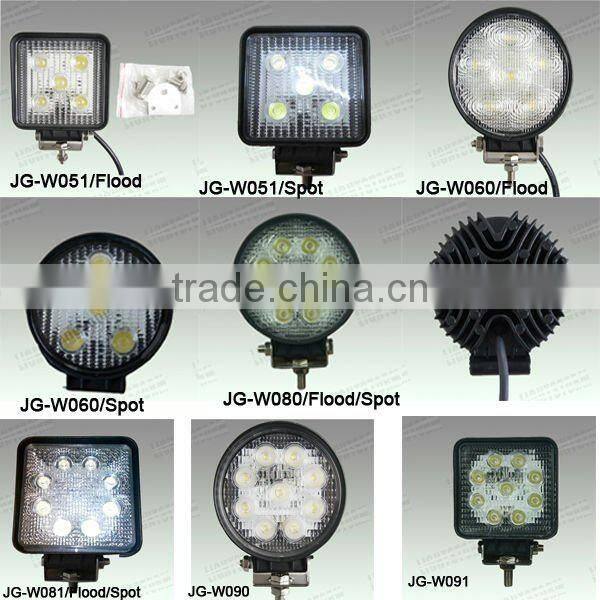 15w 18w 24w 27w 42w led work light round car led headlight 4x4 car light cree bulb lamp for motorcycle off road