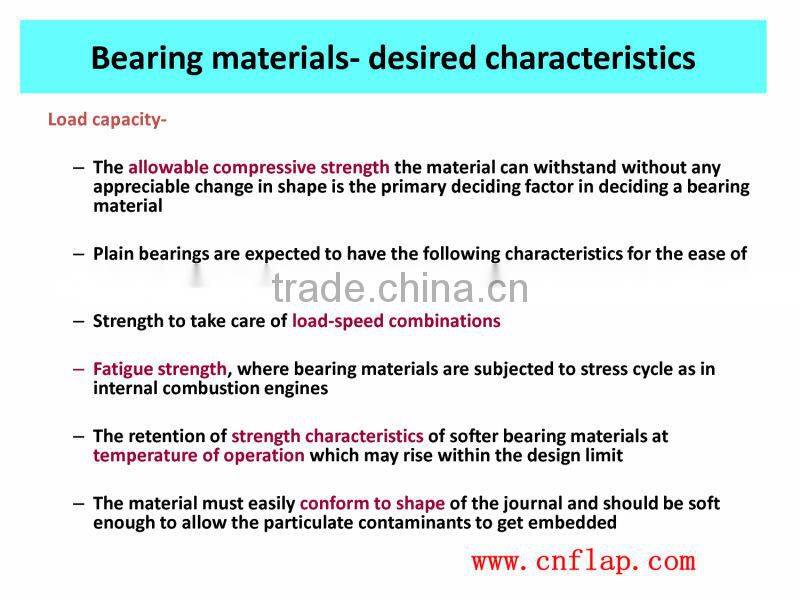 diesel engine thrust bearing