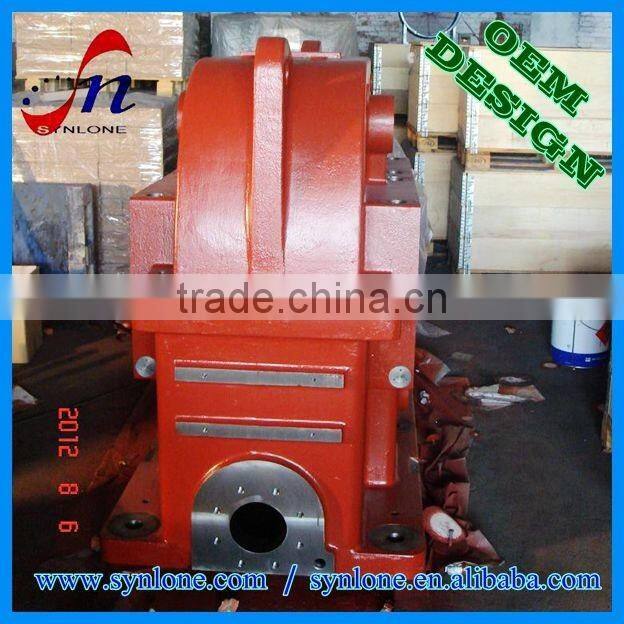 Top quality oil-closed iron gearbox housing with preferential price
