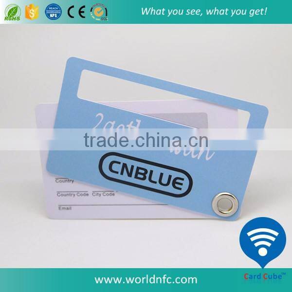 Promotion Plastic Baggage Tag Travel Tag with Transparent String