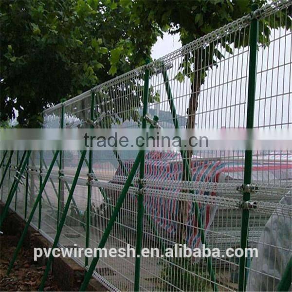 Gold supply double wire mesh fence/double fence ISO 9001