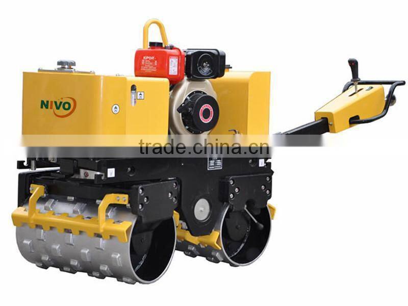 NVYL102 Walk-behind Double Drum Vibratory Trench Roller small-size Light Compaction Equipment