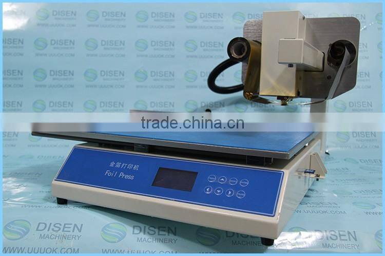 High precision digital 8025 leather automatic hot foil stamping machine price