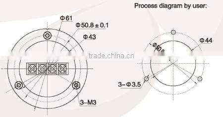 ISM6045 hand wheel pulse encoder 100 pulse 5V