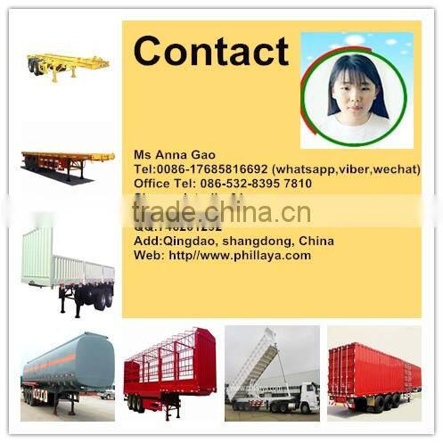 Hot sale Liangshan manufacturer Farm Tractors, Excavators Drop Deck Low Bed lowboy Semi Trailer
