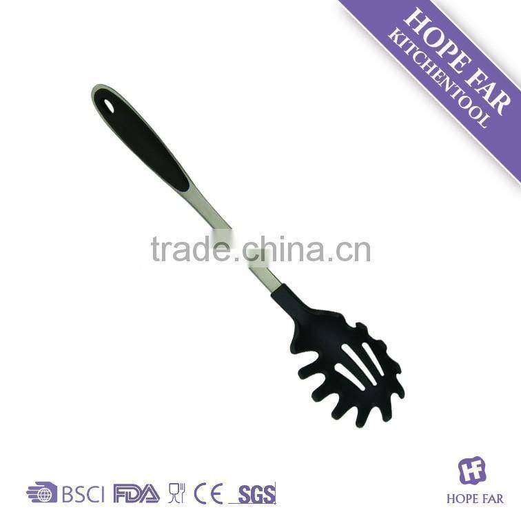 N303-7 Hot sale 5pcs black color nylon kitchen cooking tool set