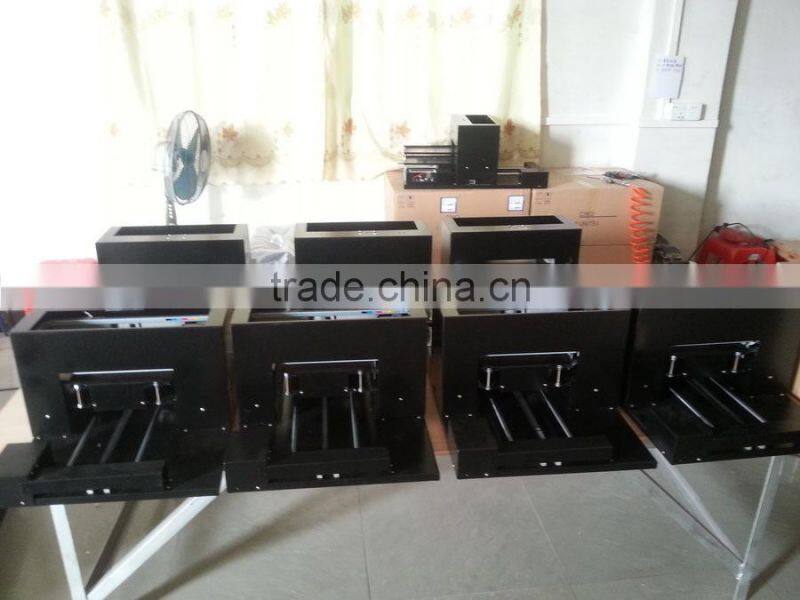 A4 Size 6 Colors ECO-Solvent Flatbed Small Phone Case Printer