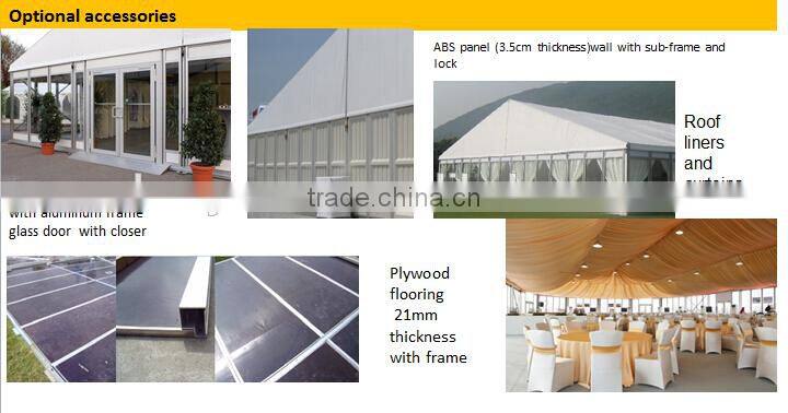 20x40m wedding tent with bell end