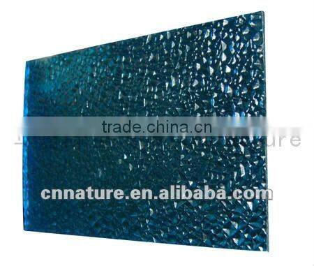 foshan diamond polycarbonate embossed sheet