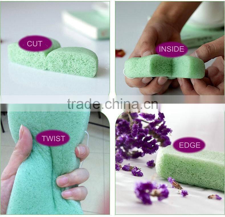 Fcatory Wholesale 100% natural organic Konjac sponge for shower